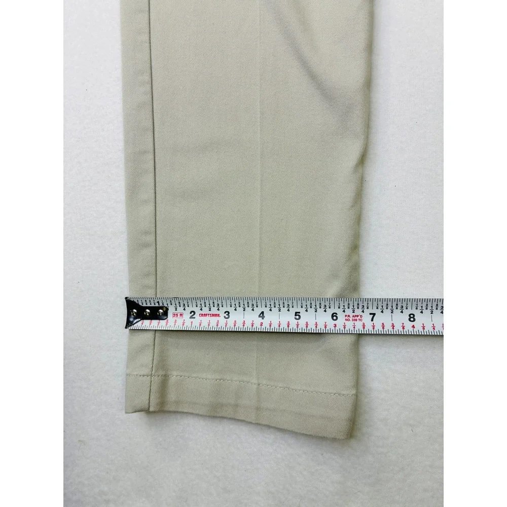 Dockers Mens Slim Fit Chino Pants Khaki Tan Flat Front Trousers 31x30